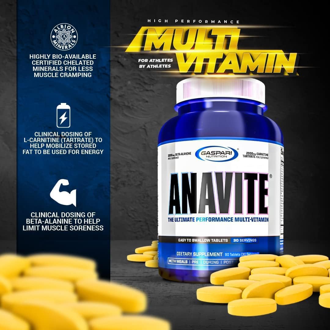 Foto 5 pulgar | Suplemento Multivitamínico Anavite Sports De Gaspari Nutrition - Venta Internacional.