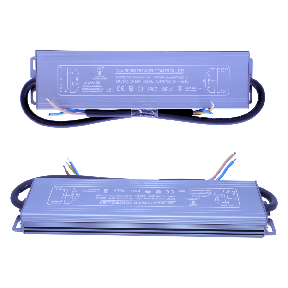 Foto 2 pulgar | Fuente De Poder 12v 200w Protección Ip67, Tiras Led Y Cctv