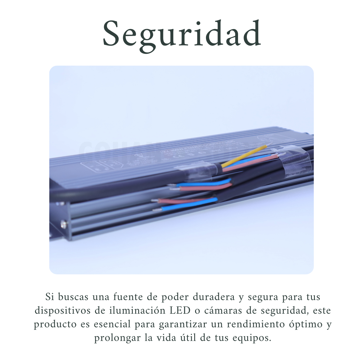 Foto 3 | Fuente De Poder 12v 300w Para Iluminación Led Y Cctv, Ip67