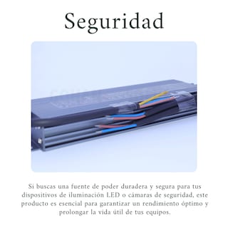 Foto 3 | Fuente De Poder 12v 300w Para Iluminación Led Y Cctv, Ip67