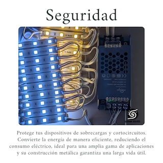 Foto 4 | Fuente Poder Alimentación Conmutada Interior 12v 60w 5a Slim