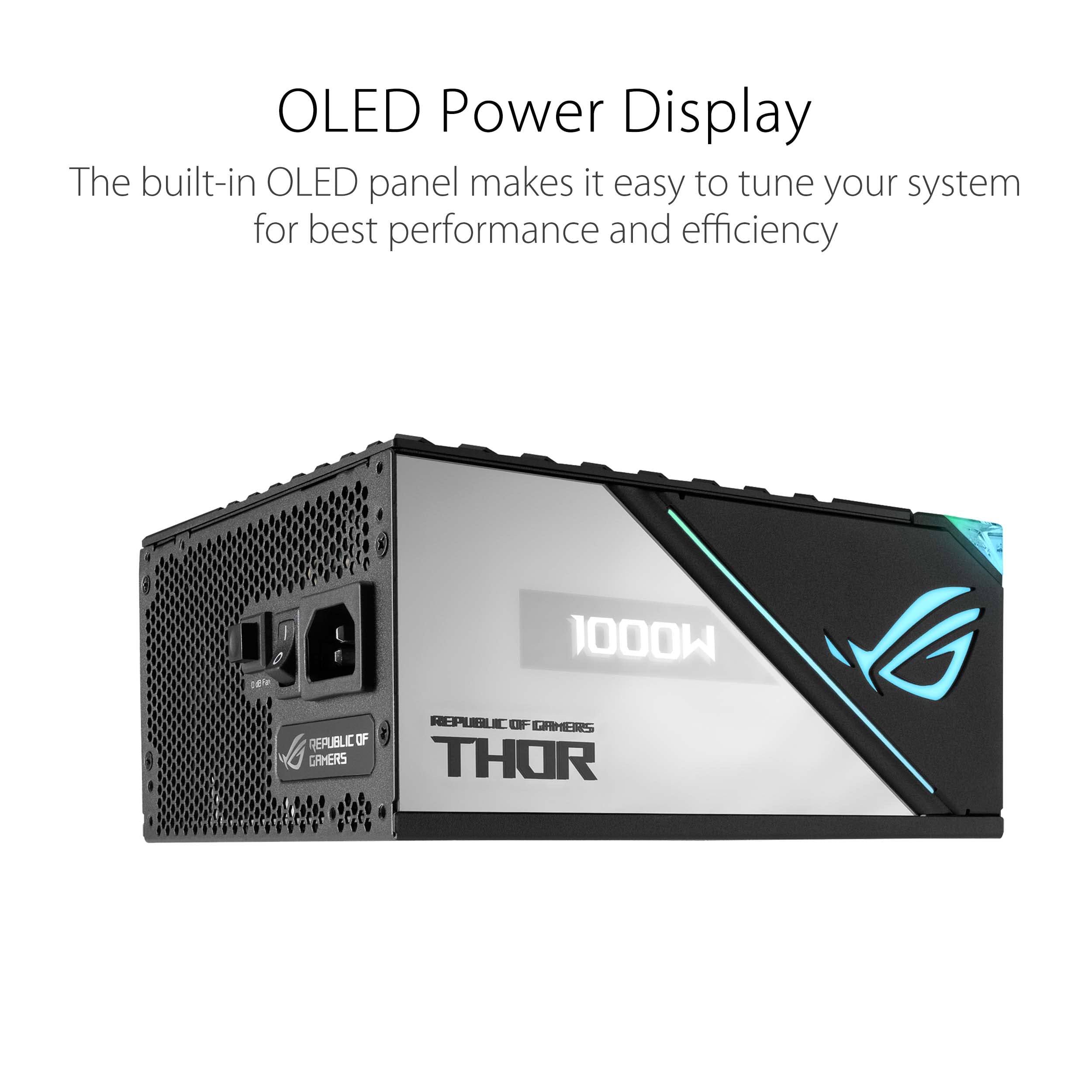Foto 8 pulgar | Fuente De Alimentación Asus Rog Thor 1000w Platinum Ii Totalmente Modular - Venta Internacional.
