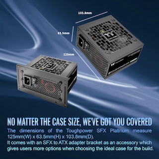 Foto 3 | Fuente De Alimentación Thermaltake Toughpower Sfx 1000w 80plus Platinum - Venta Internacional.