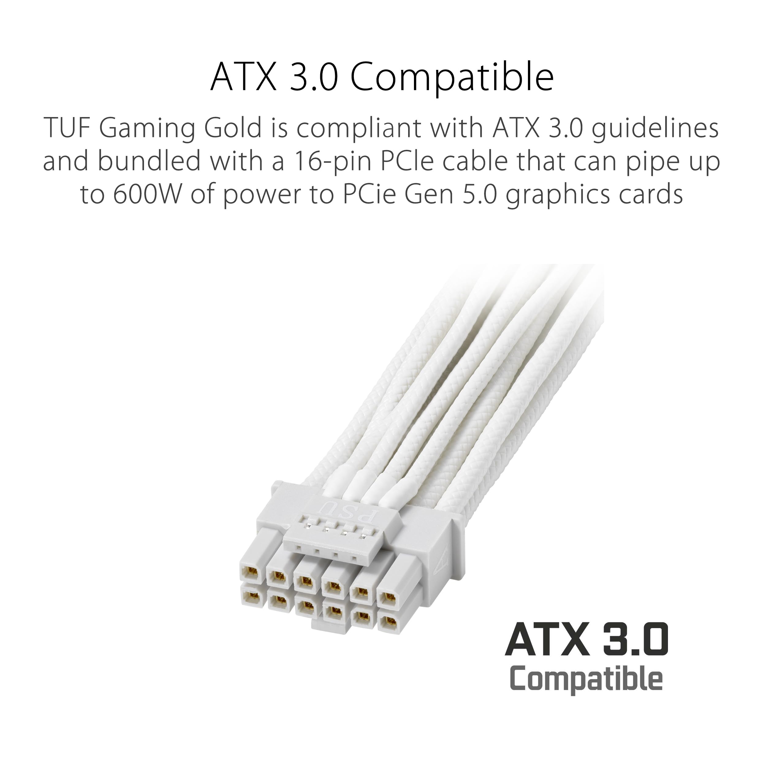 Foto 4 pulgar | Fuente De Alimentación Asus Tuf Gaming 1000w Gold White Edition - Venta Internacional.