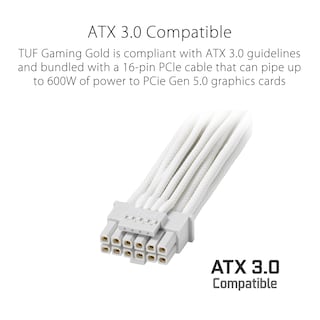 Foto 3 | Fuente De Alimentación Asus Tuf Gaming 1000w Gold White Edition - Venta Internacional.