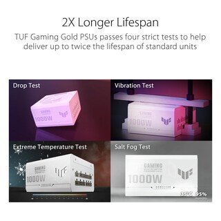 Foto 6 | Fuente De Alimentación Asus Tuf Gaming 1000w Gold White Edition - Venta Internacional.