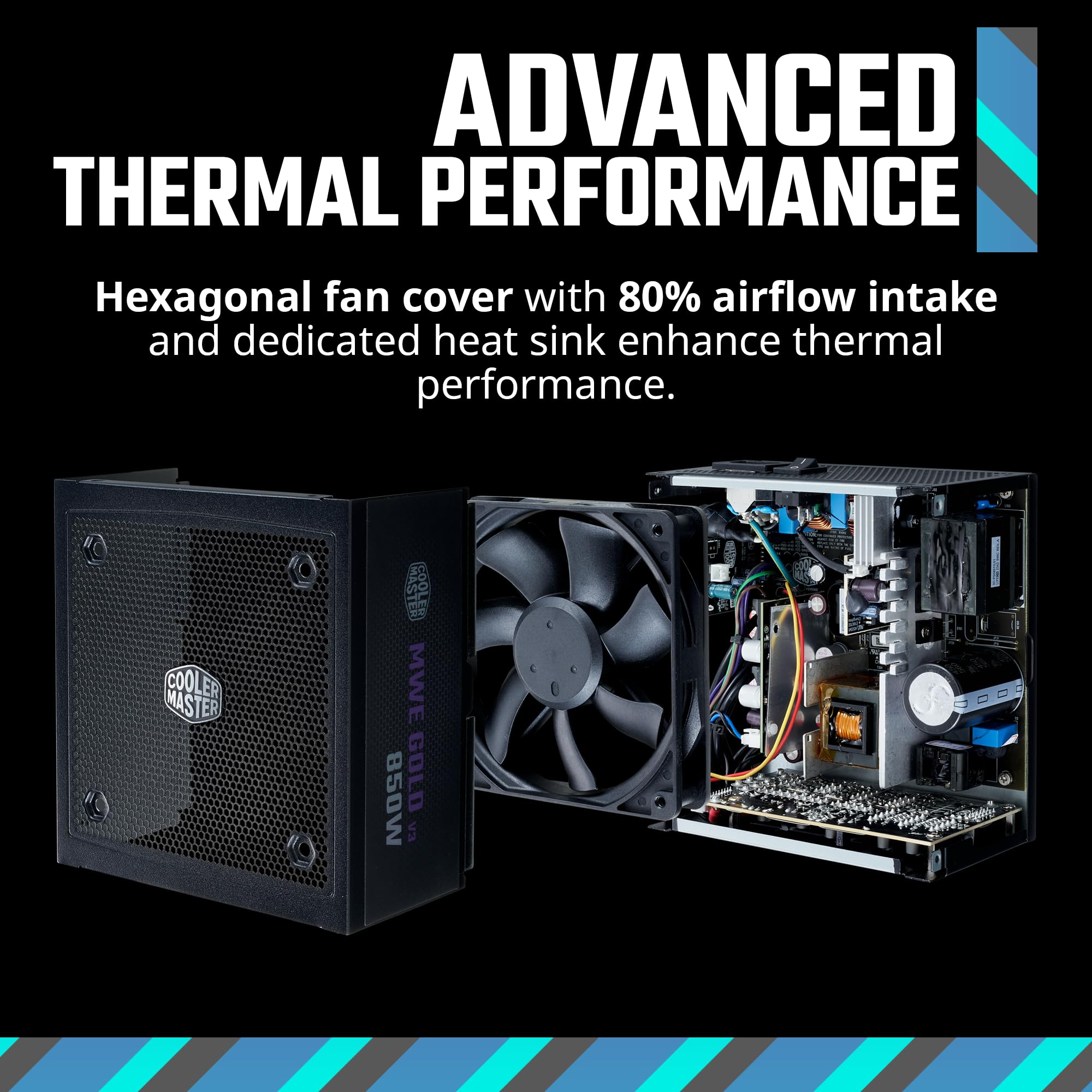 Foto 6 pulgar | Fuente De Alimentación Cooler Master Mwe Gold 850 V3 Atx 3.1 850w - Venta Internacional.