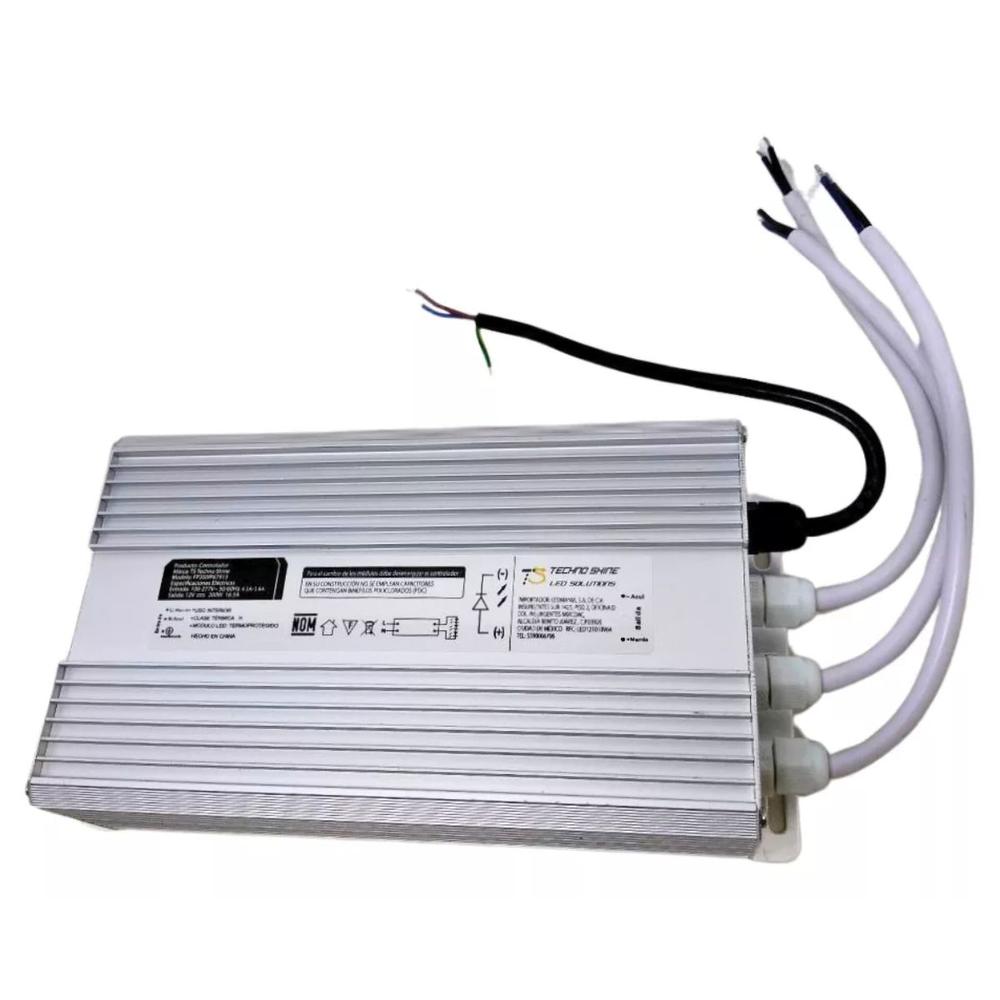 Foto 3 | Transformador Fuente De Poder 16.6a Techno Shine 200w Ip67