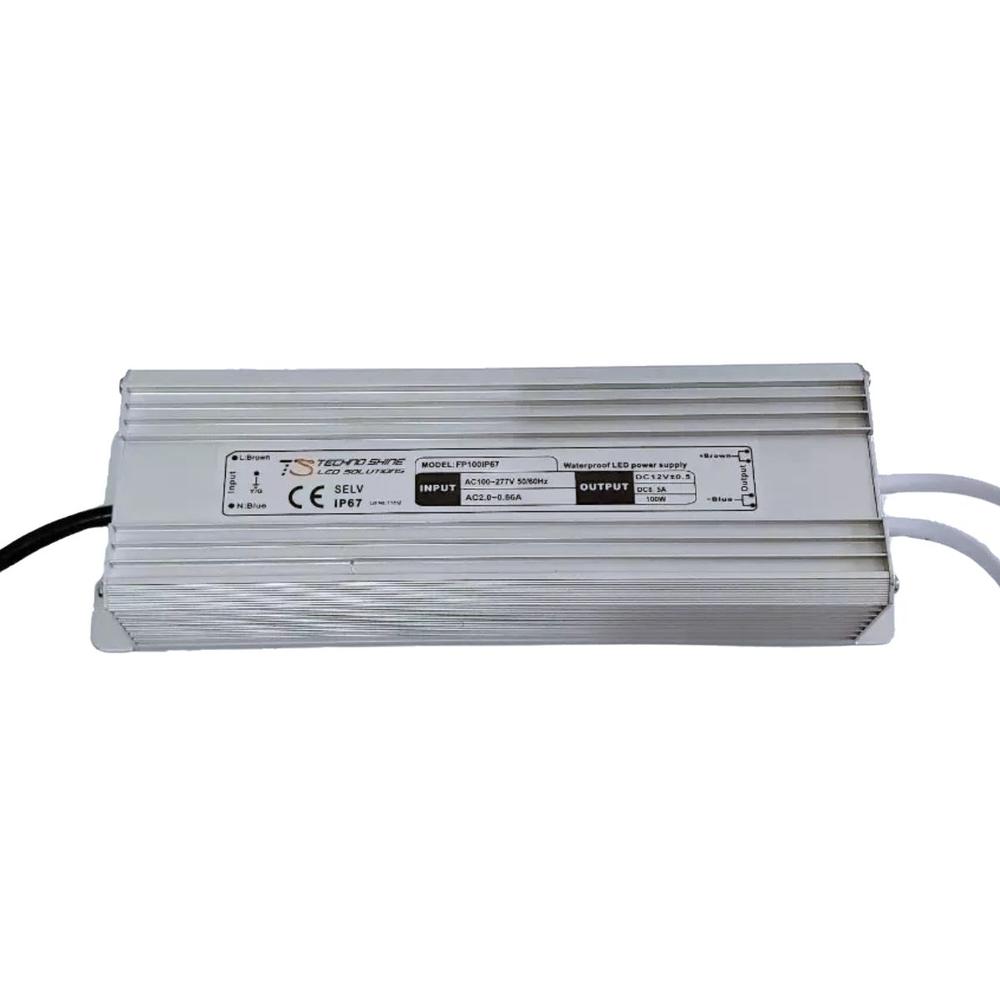 Foto 2 | Transformador Fuente De Poder 8.34a Techno Shine 100w Ip67