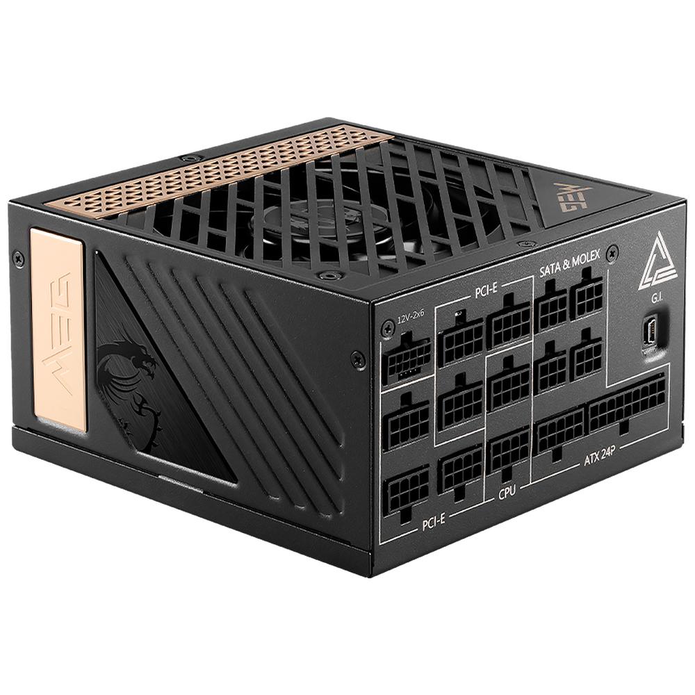 Foto 1 | Fuente de Poder PC 1300w Gamer Msi Meg Ai1300p Pcie5 80 Plus Platinum Modular