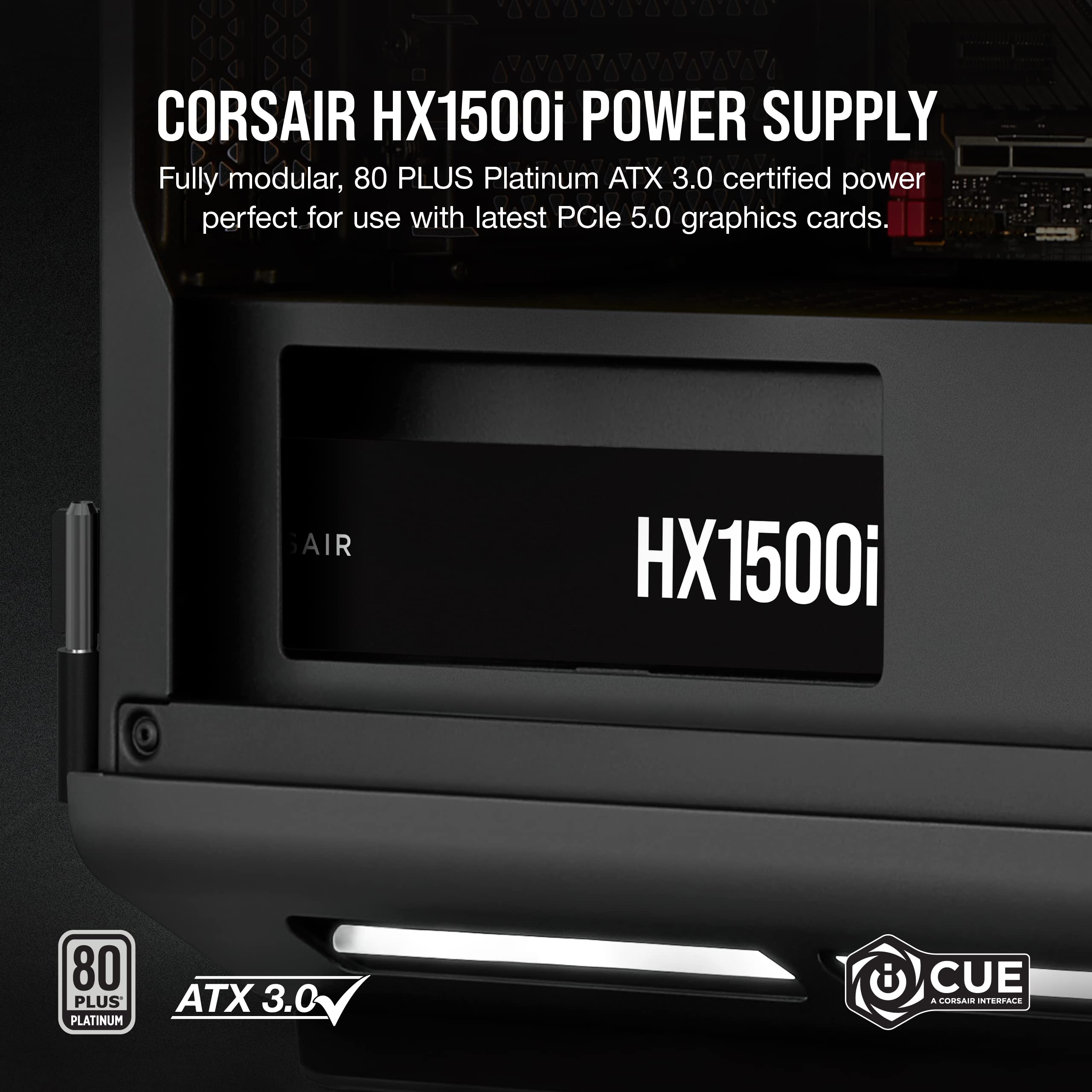Foto 3 pulgar | Fuente De Alimentación Corsair Hx1500i Ultra Low Noise 80 Plus Platinum - Venta Internacional.