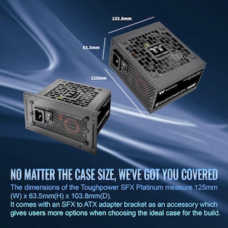 Foto 3 | Fuente de Alimentación Thermaltake Toughpower Sfx 750w 80plus Platinum - Venta Internacional
