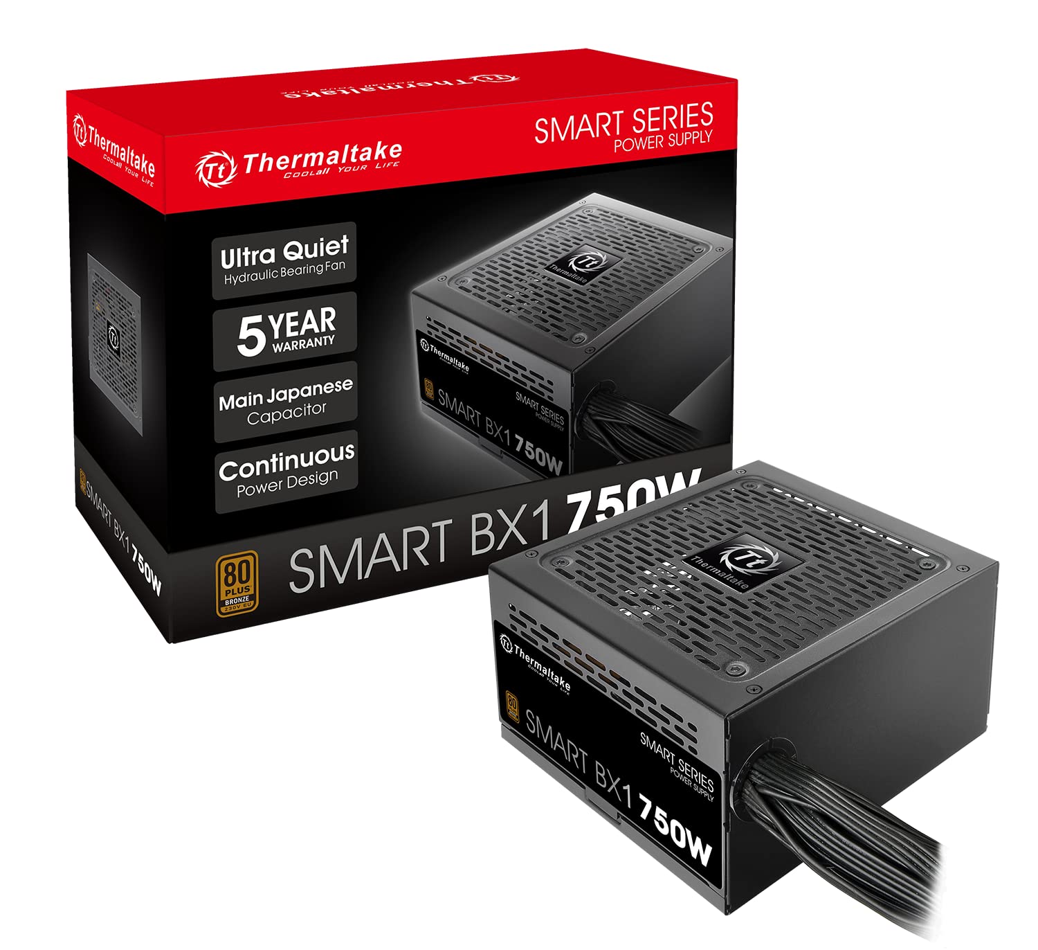 Foto 2 pulgar | Fuente De Alimentación Thermaltake Smart Bx1 750w 80 Plus Bronze - Venta Internacional.