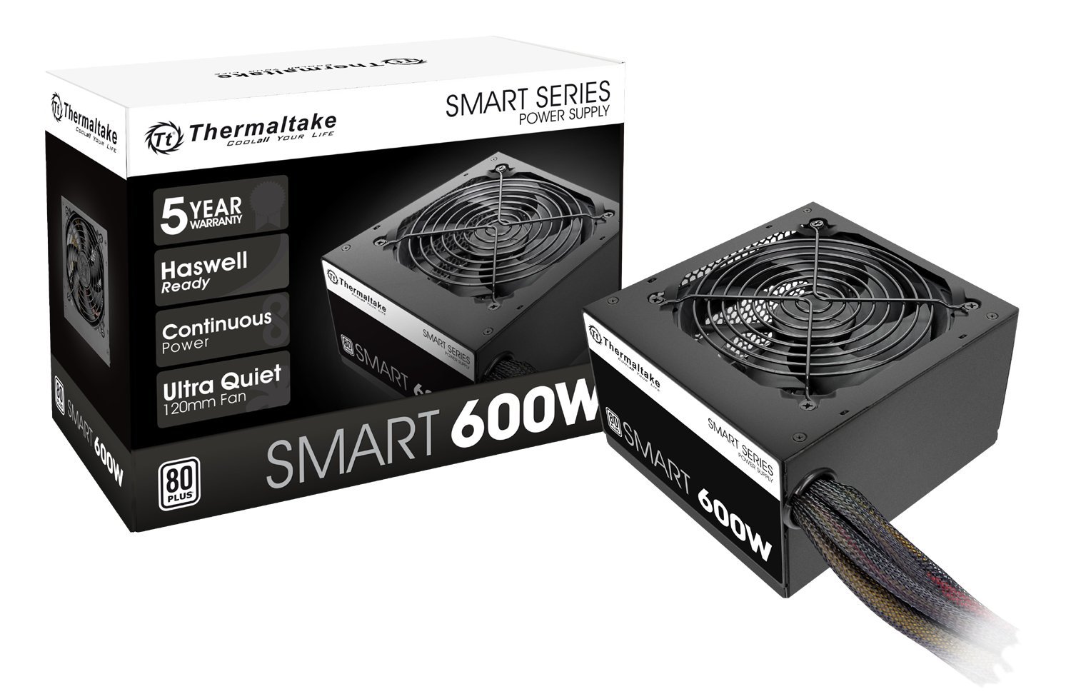 Foto 2 pulgar | Fuente De Alimentación Thermaltake Smart 600w Atx 12v V2.3/eps 12v - Venta Internacional.