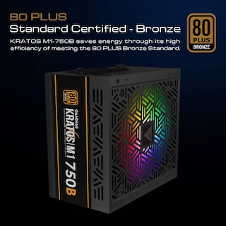 Foto 3 | Fuente De Alimentación Gamdias Kratos M1-750b 750w 80 Plus Bronze - Venta Internacional.
