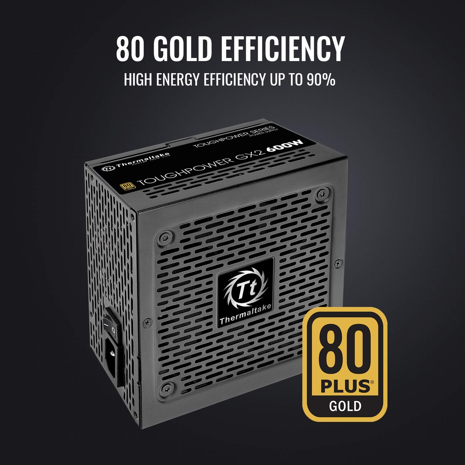 Foto 3 pulgar | Fuente De Alimentación Thermaltake Toughpower Gx2 80+ Gold 600w - Venta Internacional.
