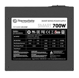 Foto 4 | Fuente De Alimentación Thermaltake Smart 700w 80+ White Certificada - Venta Internacional.