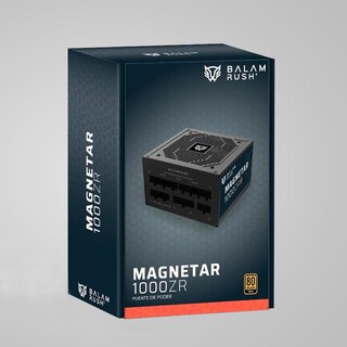 Foto 6 | Fuente De Poder Pc 1000w Gamer Balam Rush Magnetar 1000zr 80 Plus Gold Modular Negro Br-940306