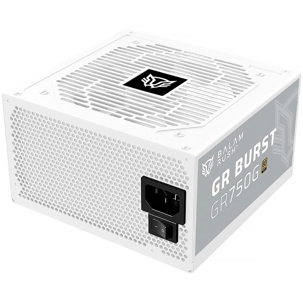Fuente De Poder Pc 750w Gamer Balam Rush Gr Burst Gr750g 80 Plus Gold Modular Blanco Br-940337