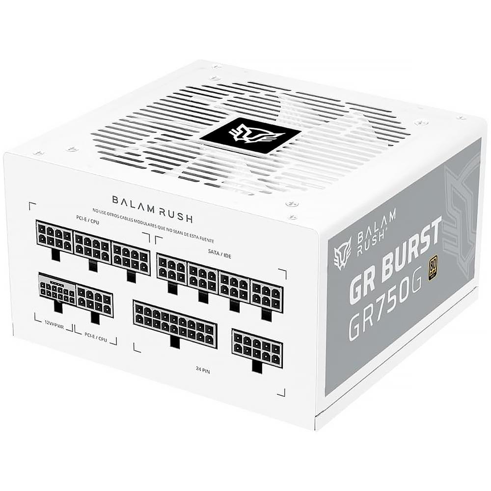Foto 3 pulgar | Fuente De Poder Pc 750w Gamer Balam Rush Gr Burst Gr750g 80 Plus Gold Modular Blanco Br-940337