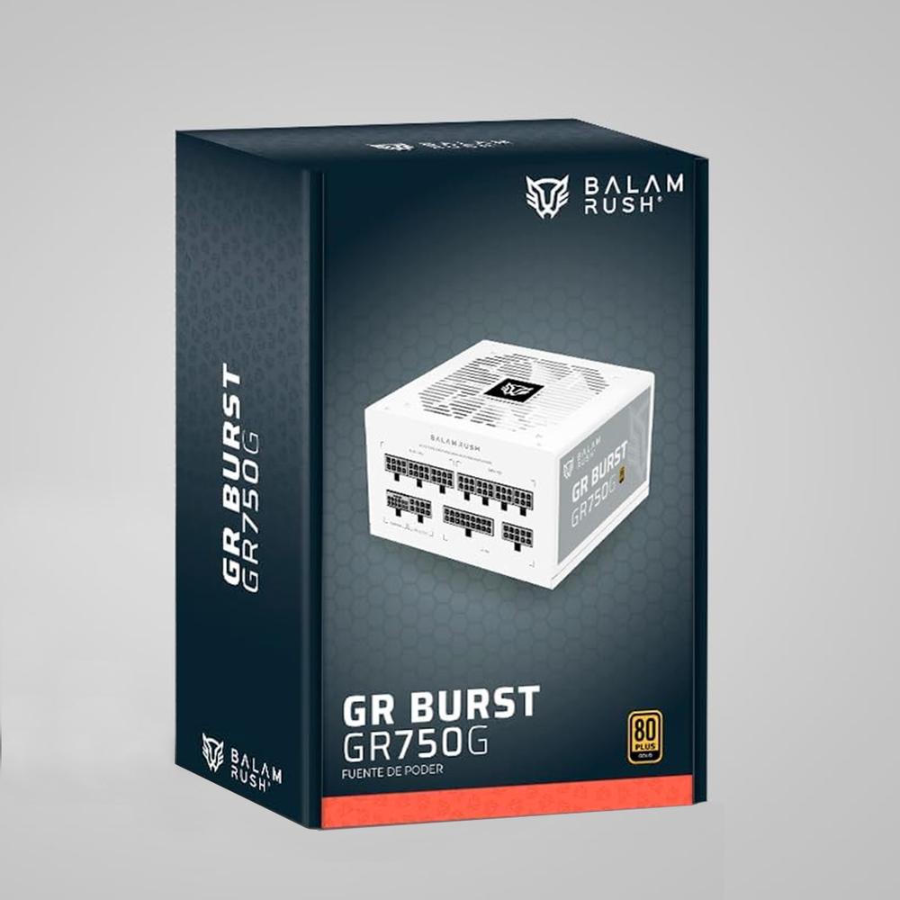 Foto 7 pulgar | Fuente De Poder Pc 750w Gamer Balam Rush Gr Burst Gr750g 80 Plus Gold Modular Blanco Br-940337