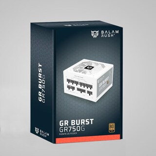 Foto 6 | Fuente De Poder Pc 750w Gamer Balam Rush Gr Burst Gr750g 80 Plus Gold Modular Blanco Br-940337
