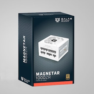 Foto 6 | Fuente De Poder Pc 1000w Gamer Balam Rush Magnetar 1000zr 80 Plus Gold Modular Blanco Br-940313