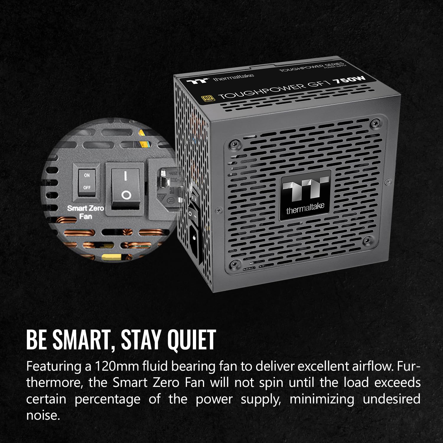 Foto 4 pulgar | Fuente De Alimentación Thermaltake Gf1 (2024) 750w 80 Plus Gold - Venta Internacional.