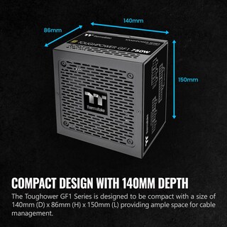 Foto 4 | Fuente De Alimentación Thermaltake Gf1 (2024) 750w 80 Plus Gold - Venta Internacional.