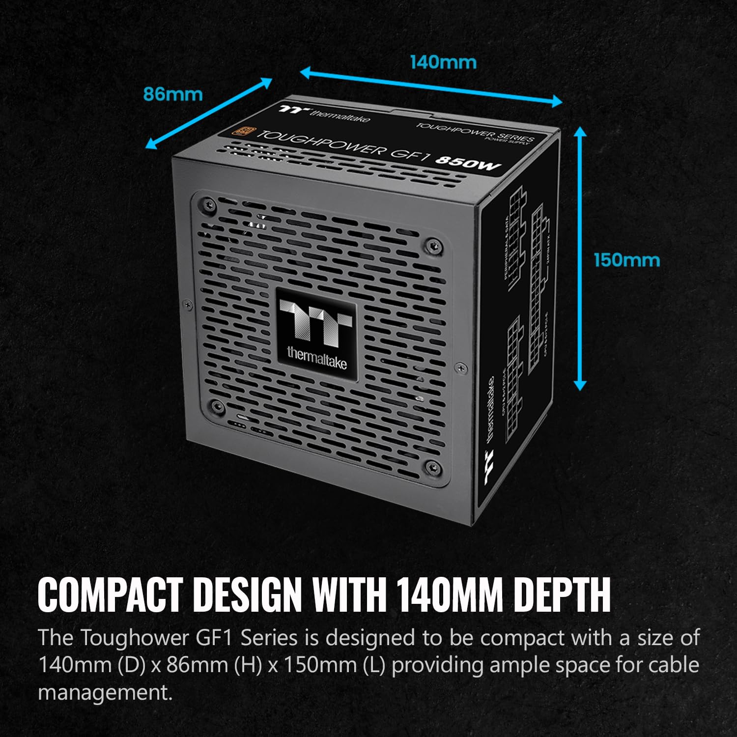 Foto 3 | Fuente De Alimentación Thermaltake Gf1 (2024) 850w 80 Plus Gold - Venta Internacional.