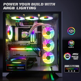 Foto 5 | Fuente De Alimentación Gamemax 1300w 80+ Platinum Certificada Rgb-1300 - Venta Internacional.