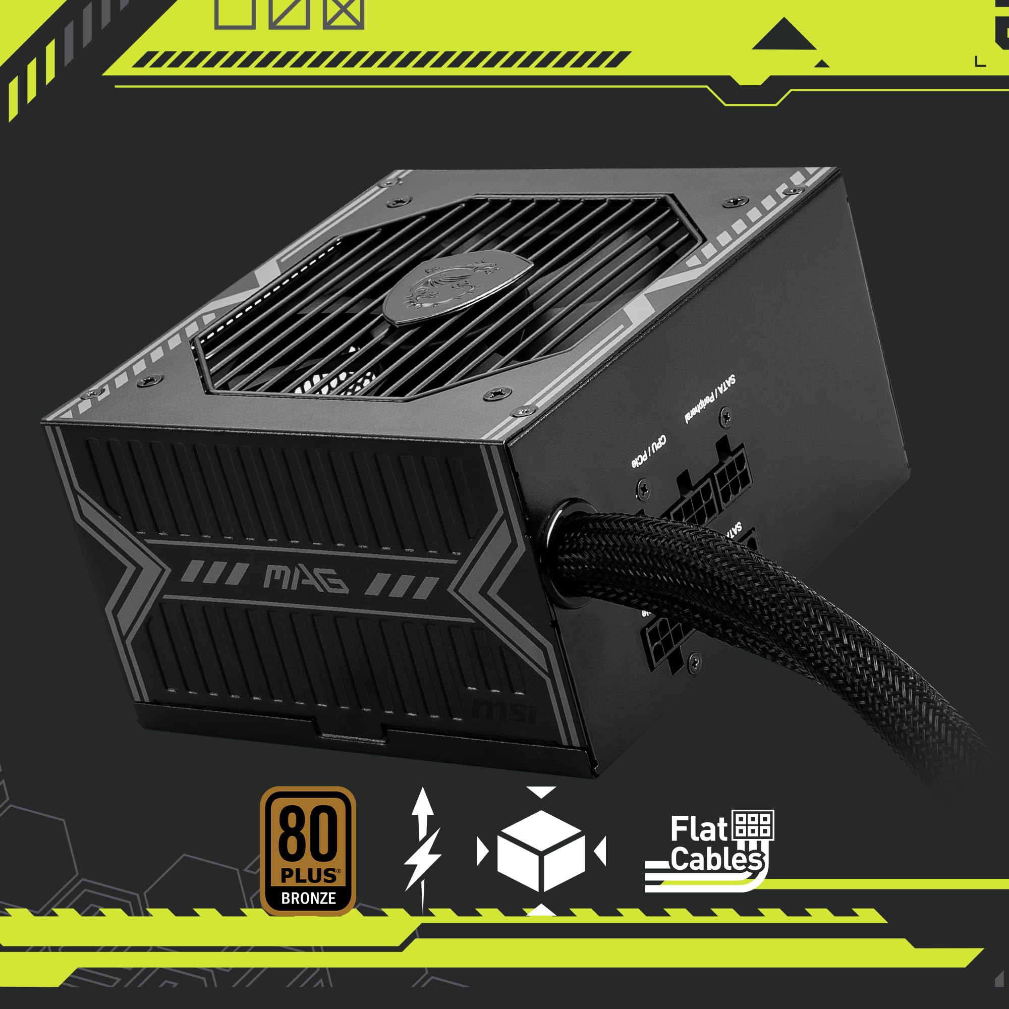 Foto 3 pulgar | Fuente De Alimentación Msi Mag A750be Gaming 750w 80 Plus Bronze - Venta Internacional.