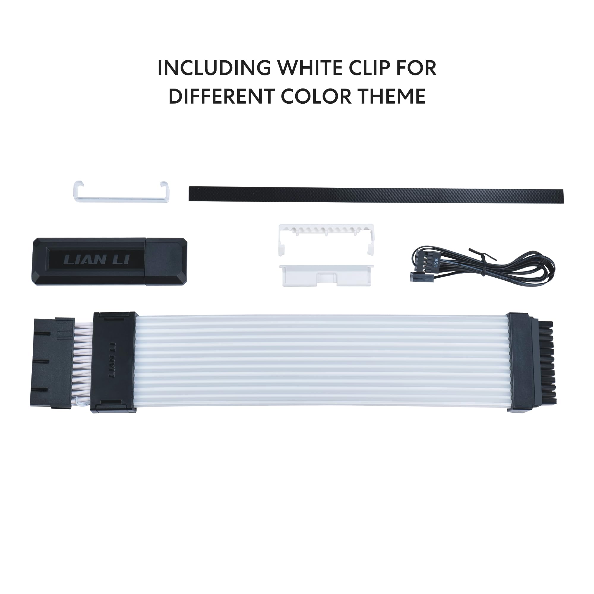 Foto 7 pulgar | Cable De Extensión De Alimentación Lian Li Strimer Inalámbrico De 24 Pines Rgb - Venta Internacional.
