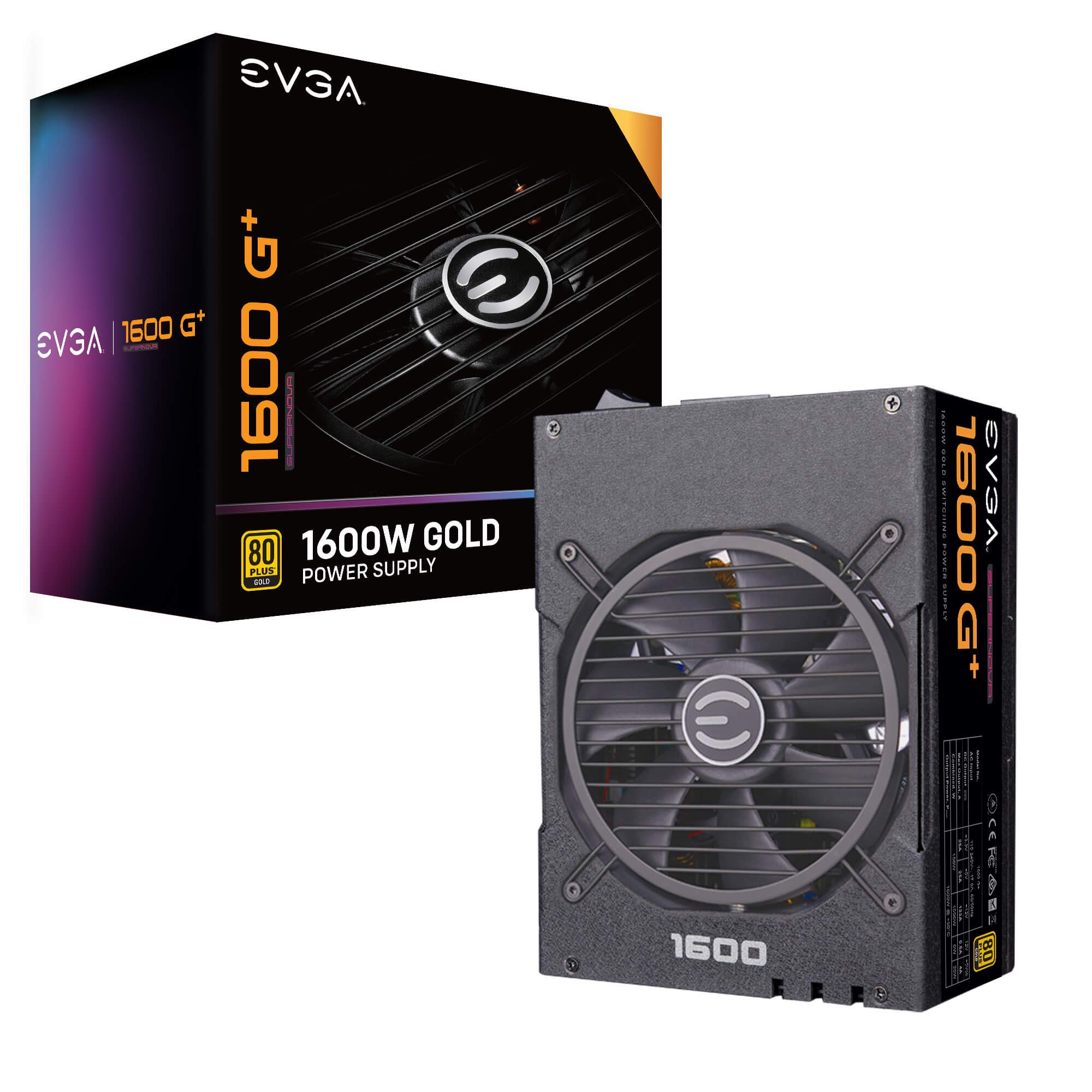 Foto 2 pulgar | Fuente De Alimentación Evga Supernova 1600 G+ 1600w 80+ Gold - Venta Internacional.