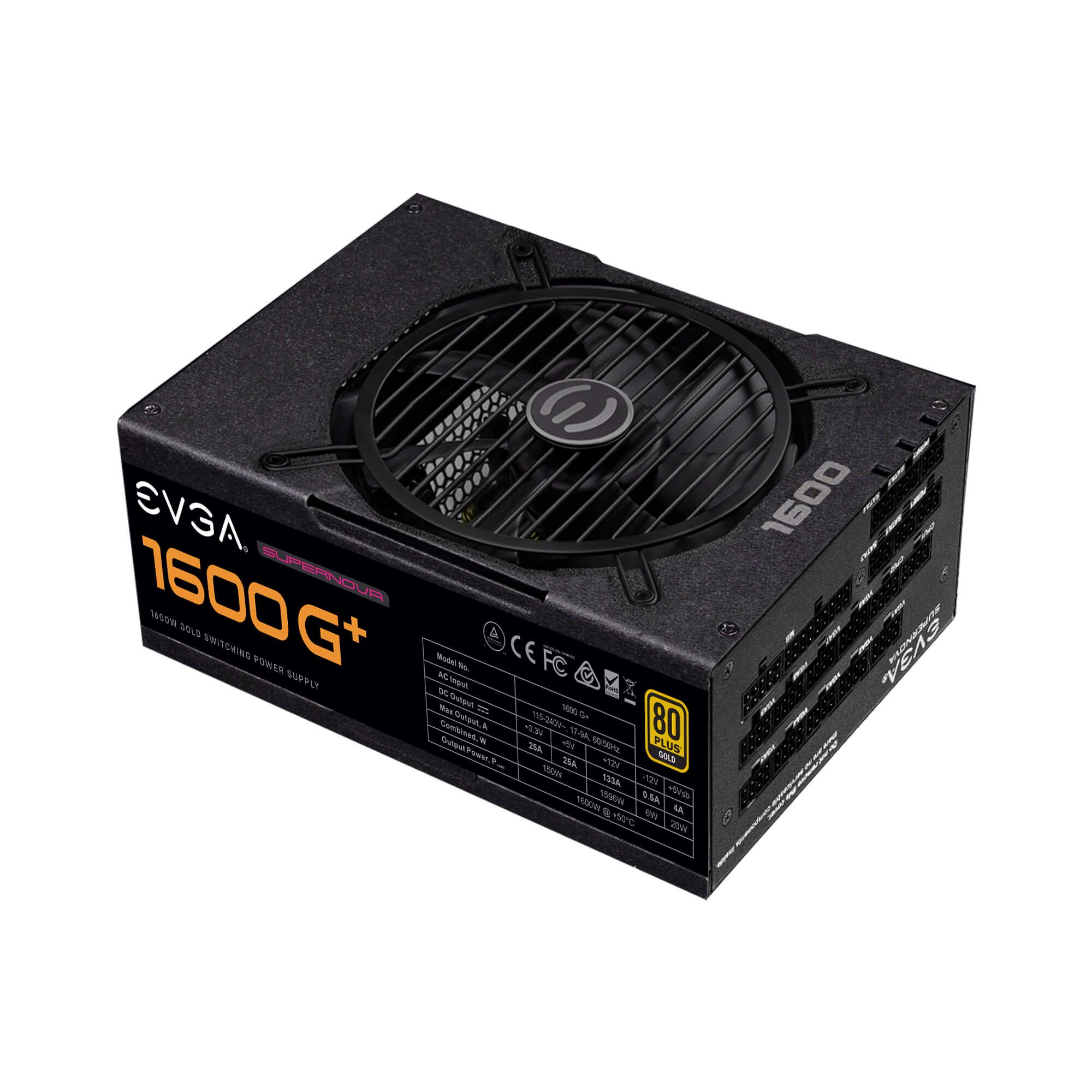 Foto 5 pulgar | Fuente De Alimentación Evga Supernova 1600 G+ 1600w 80+ Gold - Venta Internacional.