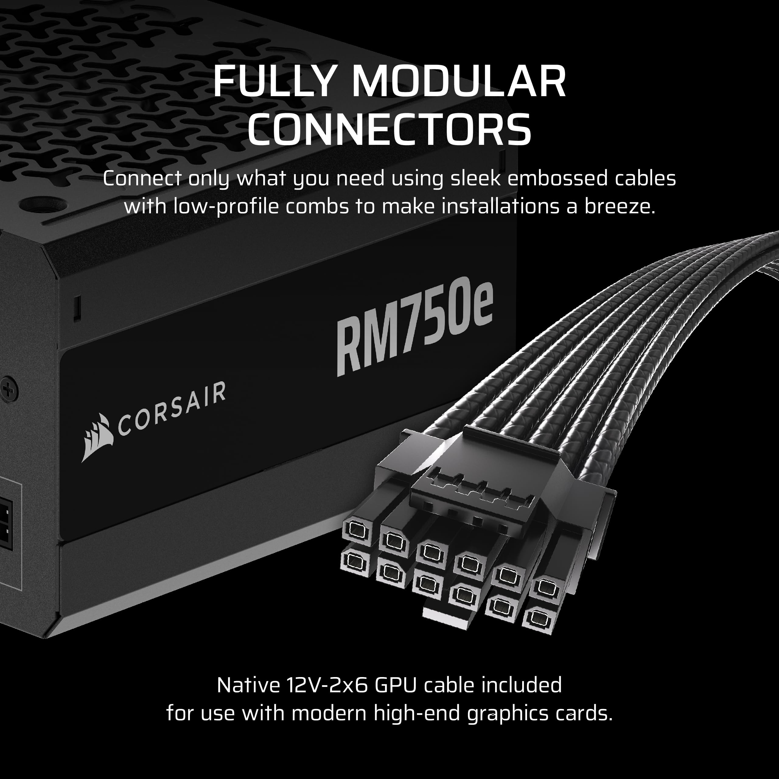 Foto 4 | Fuente De Alimentación Corsair Rm750e (2025) 750w Atx 3.1 Gold - Venta Internacional.