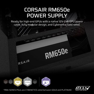 Foto 2 | Fuente De Alimentación Corsair Rm650e (2025) 650w Atx 3.1 Gold - Venta Internacional.