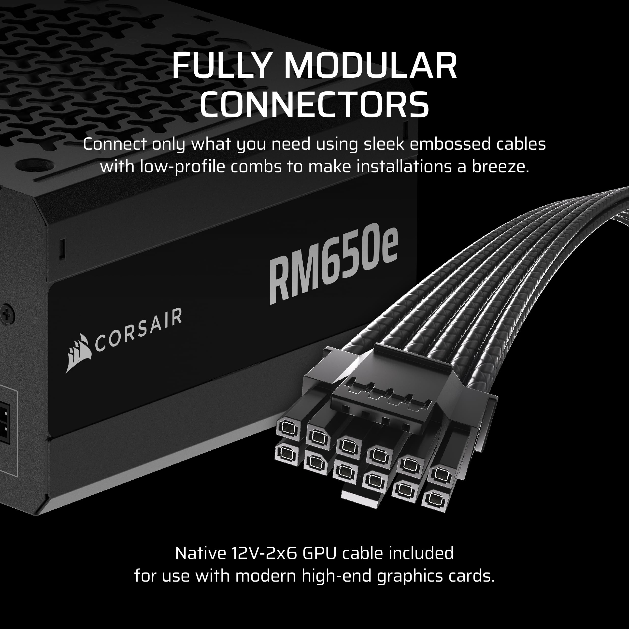 Foto 5 pulgar | Fuente De Alimentación Corsair Rm650e (2025) 650w Atx 3.1 Gold - Venta Internacional.