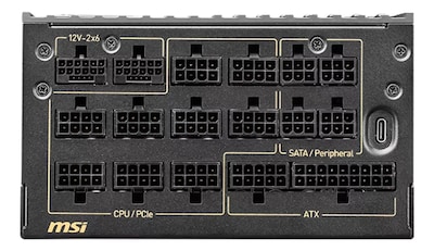 Foto 2 | Fuente Msi Meg Ai1600t 1600w 80 Plus Titanium Pcie 5.1 Full Modular Atx Meg Ai1600t Pcie5