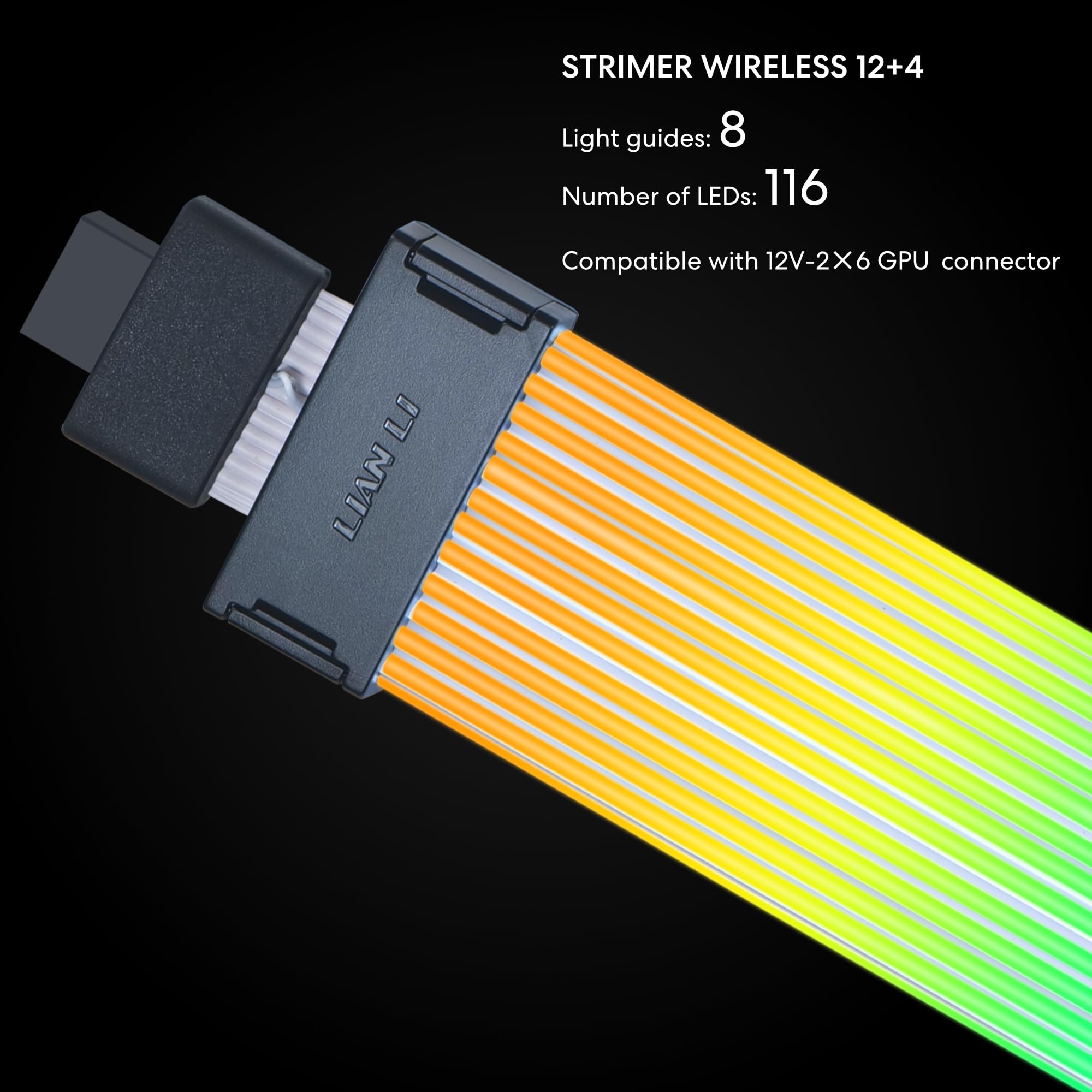 Foto 4 | Cable De Extensión De Alimentación Lian Li Strimer Inalámbrico De 16 Pines - Venta Internacional.