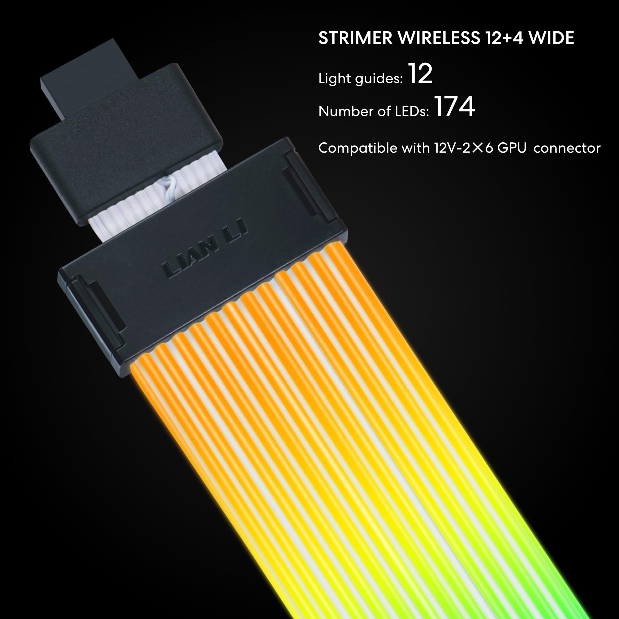 Foto 4 | Cable De Extensión De Alimentación Lian Li Strimer Inalámbrico De 16 Pines - Venta Internacional.