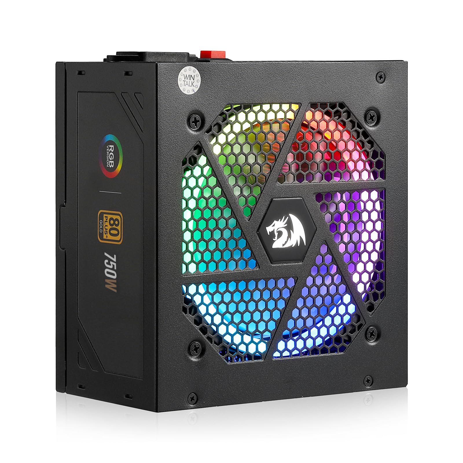 Fuente De Alimentación Redragon Rgps-750w 80+ Gold 750w Atx Black - Venta Internacional.