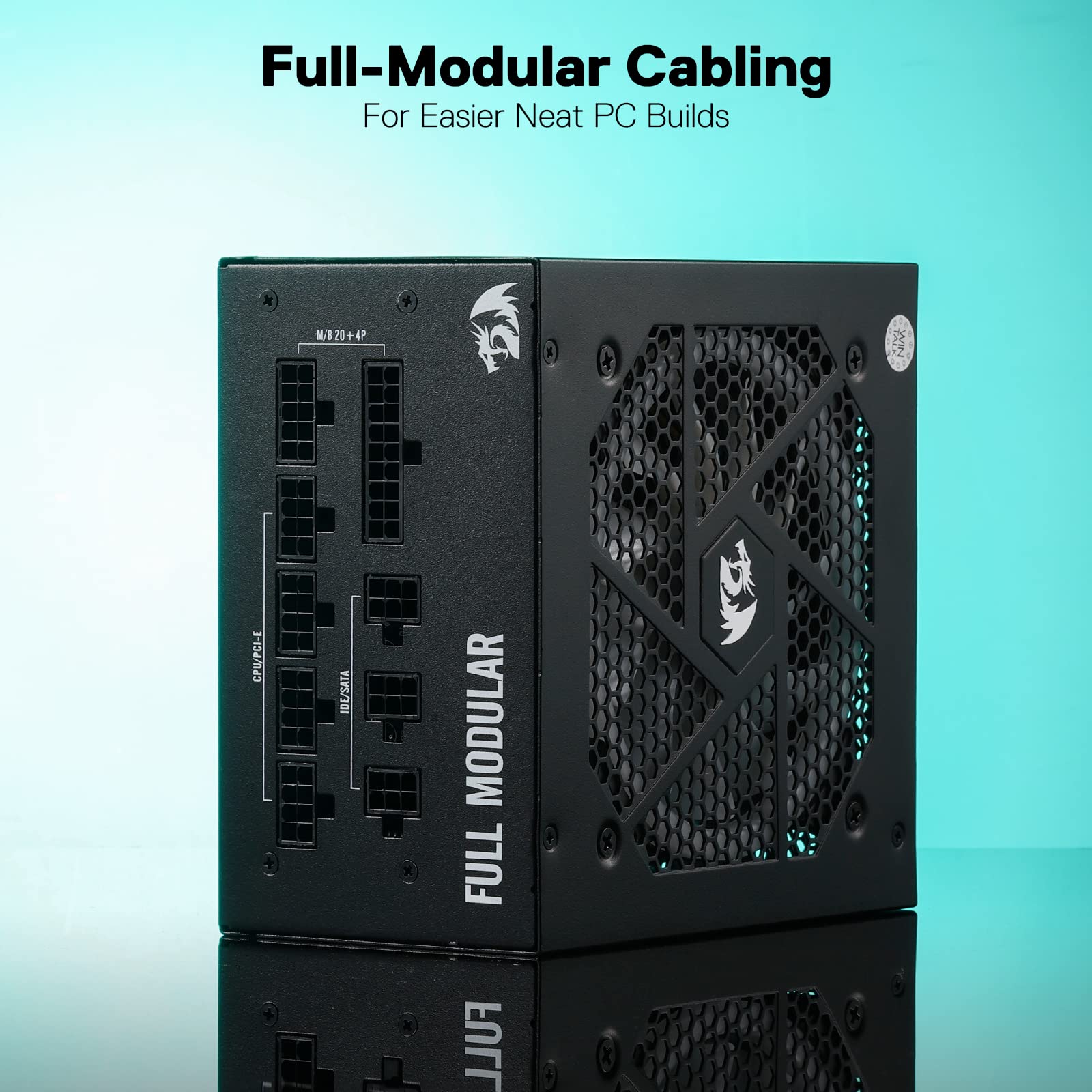 Foto 4 | Fuente De Alimentación Redragon Rgps-750w 80+ Gold 750w Atx Black - Venta Internacional.
