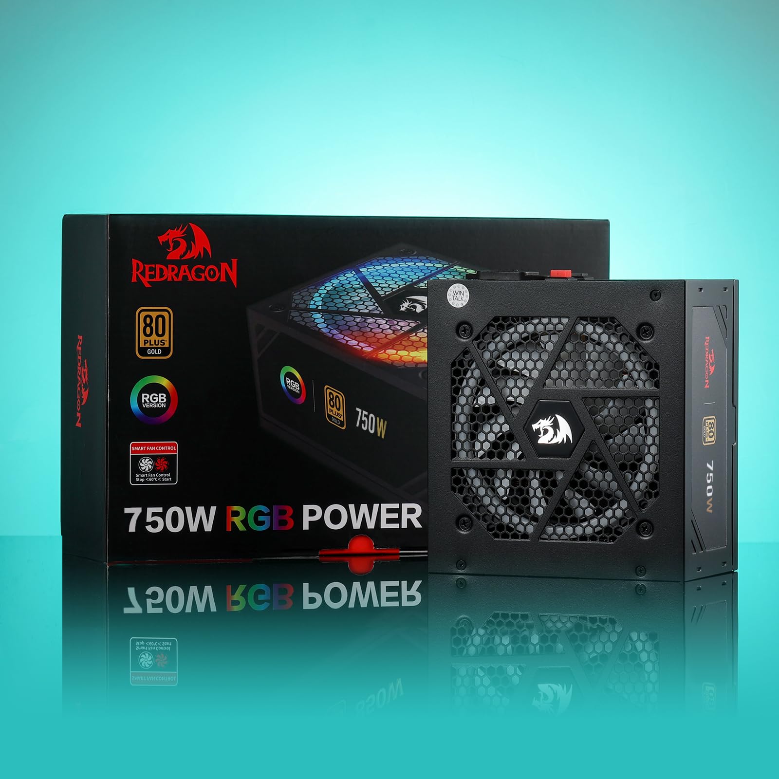 Foto 8 pulgar | Fuente De Alimentación Redragon Rgps-750w 80+ Gold 750w Atx Black - Venta Internacional.