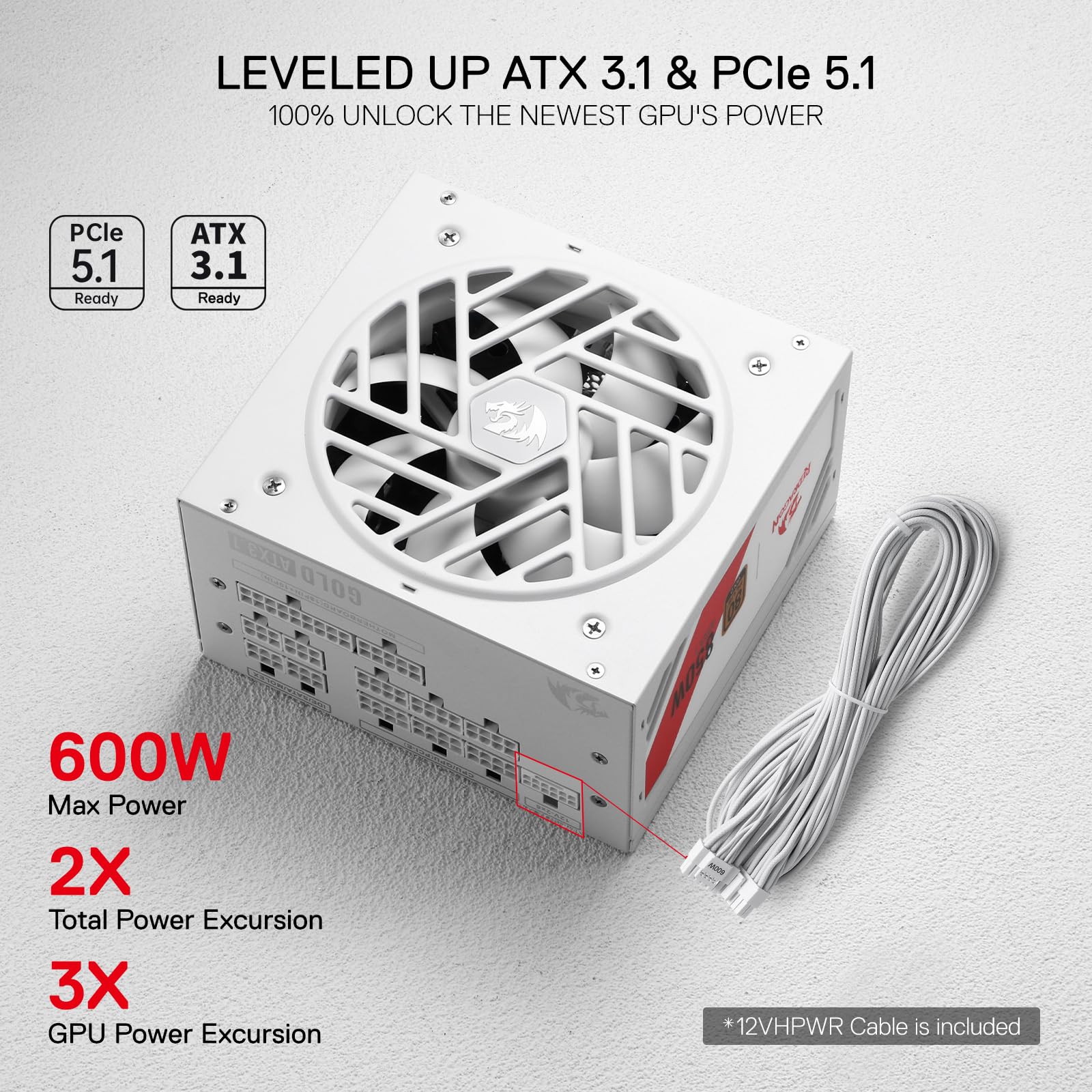 Foto 4 pulgar | Fuente De Alimentación Redragon Rgms-850w Pro 80+ Gold 850w - Venta Internacional.