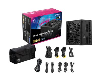 Foto 4 | Fuente Msi Mpg A1000gs 1000w 80 Plus Gold Pcie 5.1 Full Modular Atx Mpg A1000gs Pcie5