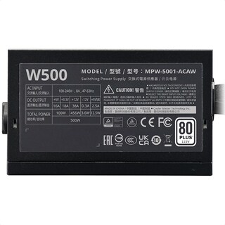 Foto 4 | Fuente De Poder Cooler Master Elite Nex W500 500w 80 Plus Mpw-5001-acaw-bus