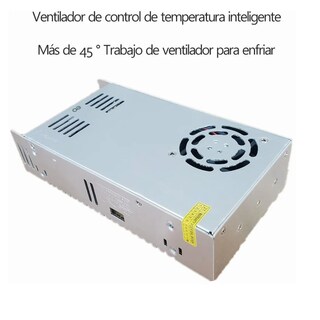 Foto 2 | Fuente Conmutada 12v 30a 360w, Eo Safe Imports Esi-1237-1 Plata