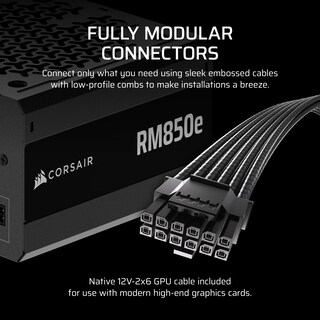 Foto 4 | Fuente De Alimentación Corsair Rm850e (2025) 850w Atx 3.1 Gold - Venta Internacional.