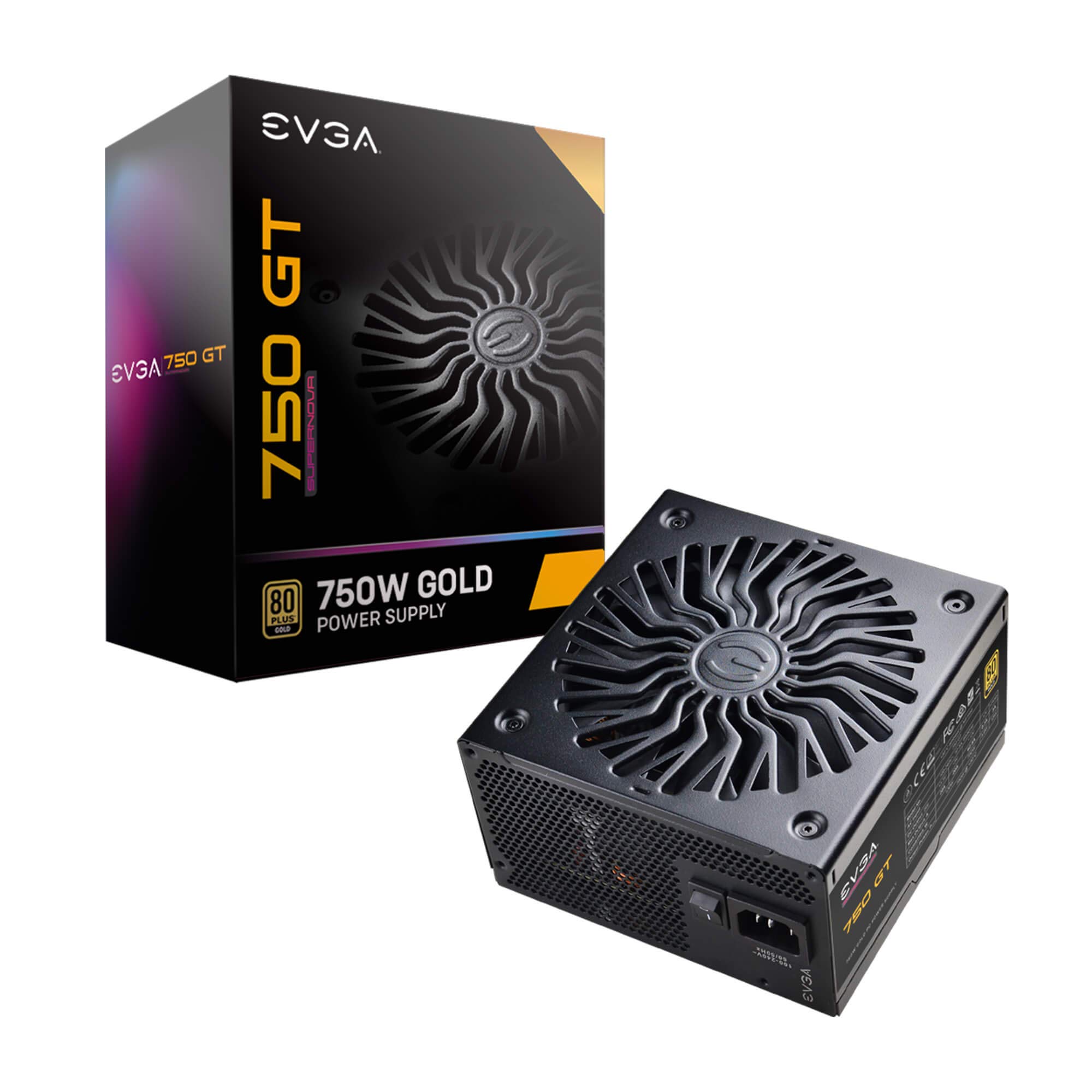 Fuente De Alimentación Evga 750 Gt 80 Plus Gold 750w Totalmente Modular - Venta Internacional.